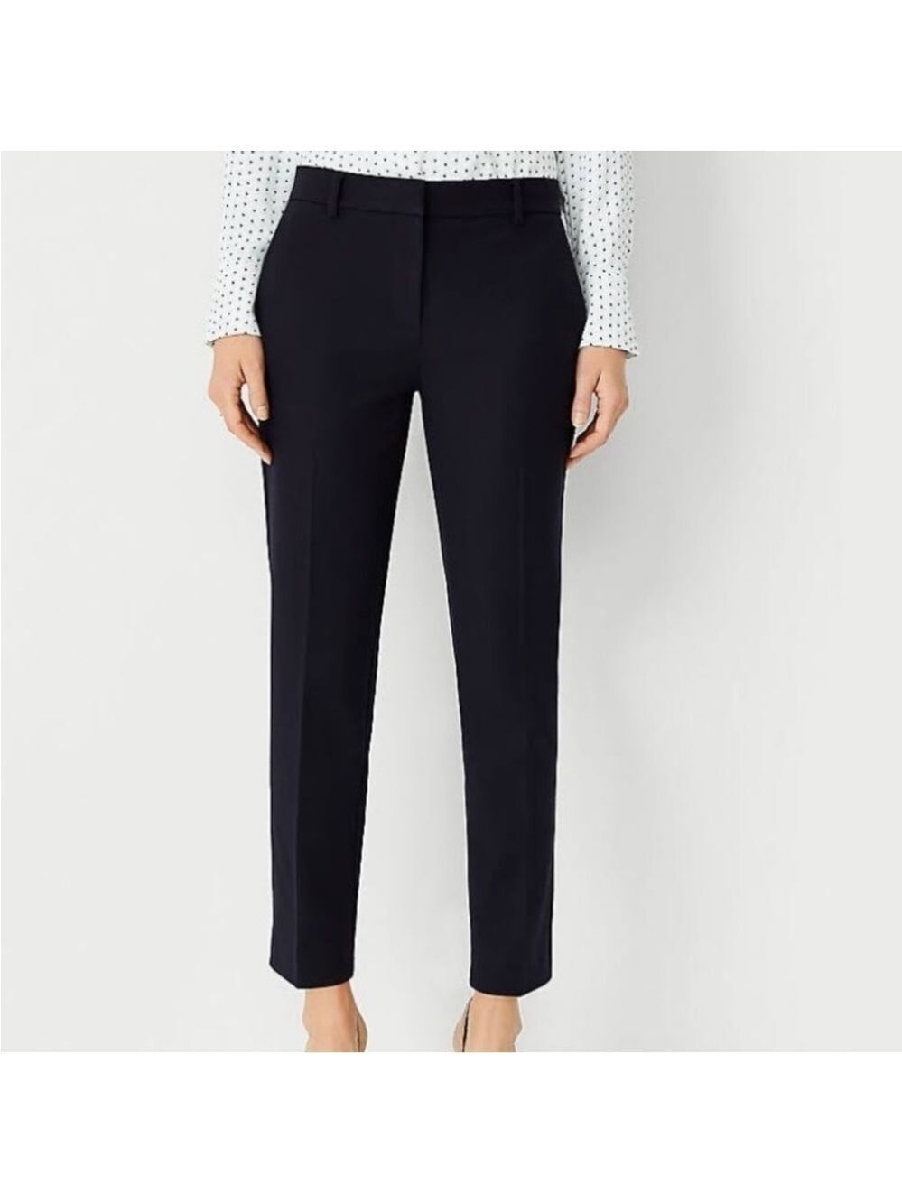 Ann Taylor Factory Black Ankle Length Dress Pants Slacks - Size 10